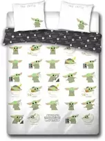 Patalynės komplektas Disney Star Wars The Mandalorian Baby Yoda cotton duvet cover bed 135cm