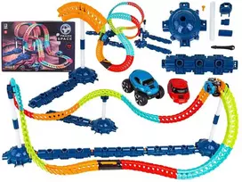 Lanksti lenktynių trasa su automobiliu Track Space