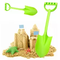 Realprices Kastuvas, smėlio kastuvas paplūdimio smėlio dėžėms, stiprus, didelis, XXL, 64 cm