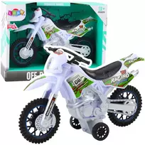 Lean Toys Vaikiškas krosinis motociklas su šviesos ir garso efektais
