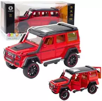 Lean Toys Metalinė visureigė mašina su atidaromomis durimis 1:22