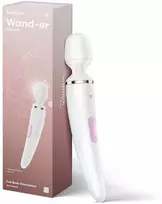Satisfyer Wand Klajonių šalis (Baltas/Rosegoldas)