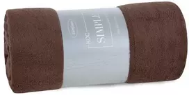 Eurofirany Antklodė/PAPRASTA1/C.BR 150X200 C.BROWN