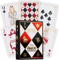 Bicycle Disney Alisa Stebuklų šalyje žaidimų kortos – pokeriui, folija