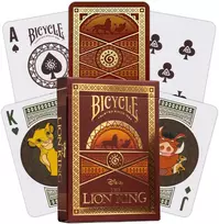 Bicycle Disney Liūtas karalius kolekcinės kortos – folijuotos, Air-Cushion
