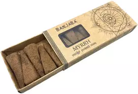 Banjara Miros smilkalų piramidės kūgiai – raminantis aromatas meditacijai (10 vnt.)