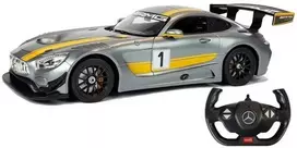 Automobilis Mercedes AMG GT3 su nuotolinio valdymo pultu, pilkas