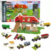Lean Toys Ūkio Rinkinys su Traktoriais ir Gyvūnais, 42 dalys