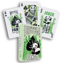 Bicycle Panda žaidimo kortos – pokerio dydis, Air-Cushion, kolekcionieriams