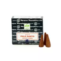 Kvepiančių Smilkalų Koniukas - Satya Palo Santo 12 Koniukų su Laikikliu 2.5 cm