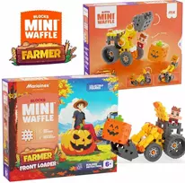 Marioinex *****Vafliniai mini ūkininko kaladėlės, kraunamos iš priekio, 50 vnt., 07481