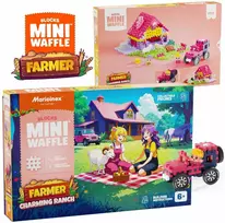MARIOINEX Mini vaflių ūkelio kaladėlės Žavingas rančas, 112 detalių