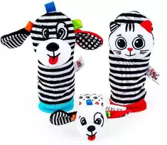 BALIBAZOO BB 82249 Kojinių ir rankenų barškučių rinkinys