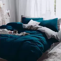Dvipusis PREMIUM satino patalynės komplektas LARIMAL CIPOLLA, 3 dalių, 200x220