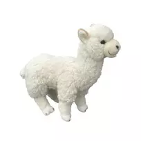 Dubi Pliušinis žaislas - balta alpaka, 28 cm