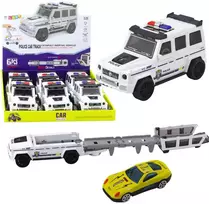 Lean Toys Policijos visureigis, šviesos ir garsai, 18x10x8 cm