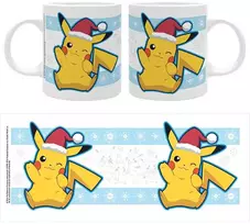 Abysse Kalėdinis Pikachu puodelis su Kalėdų Seneliu - 320 ml
