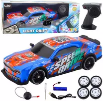 Lean Toys Nuotoliniu būdu valdomas sportinis automobilis su šviesos efektais ir dreifo funkcija