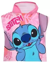 MCU Disney Lilo ir Stitch rožinis pončo rankšluostis