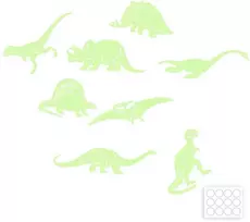Rappa Dinozaurų formos - šviečia tamsoje