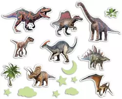 Rappa DINO lipdukai, šviečiantys tamsoje