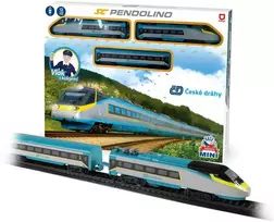 Rappa Pendolino baterijomis varomas MINI traukinukas