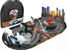 Jj Slot „Fast & Control“ lenktynių trasos lagaminas vaikams 1:43