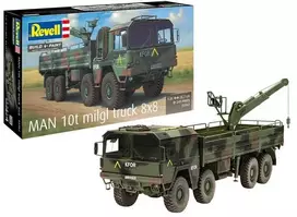 Revell MAN 10 t Milgl 8x8 karinis sunkvežimis 1:35 (03367)