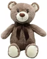 Tulilo Maskotka Pliušinis žaislinis meškiukas zby rudas 30 cm