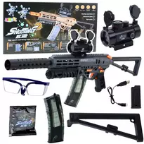 Lean Toys MK7 Vandens Šautuvas su Akumuliatoriumi ir Priedais