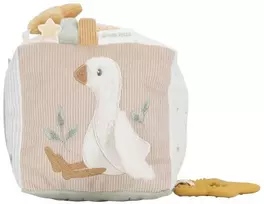 Little Dutch Minkštas lavinamasis kubas ‘Newborn Naturals’