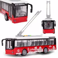 Malplay Žaislinis autobusas su šviesa, garsu ir atsidarančiomis durimis