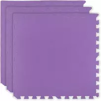 Humbi putplasčio kilimėlis 180x60, didelė putplasčio dėlionė, vandeniui atspari, saugi, 3 vnt., violetinė