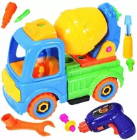 Malplay Žaislinis automobilis - konstruktorius betono maišyklė