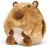 Cozy Noxxiez Kapibaros pagalvė ir pliušinis rankų šildytuvas