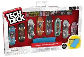 Tech Deck Tech kaladės, 8 vnt. pakuotė – Retro neoninė