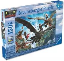 Dėlionė Ravensburger - Drakonai ir didvyriai 150p (12004141)