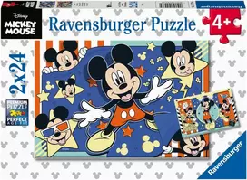 Dėlionė „Ravensburger“ 2x24 detalės Mikis Pelytė
