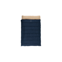 Outwell Contour Lux Deep Blue | Sleeping Bag | 220 x 145 cm | -22 to 12 °C | Dual Side Zippers
