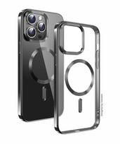 Swissten Clear Jelly MagStick Metallic Case for Apple iPhone 16e / iPhone 17e