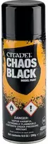 Citadel Colour Games Workshop Citadel Primer Purškiklis: Chaos Juodas