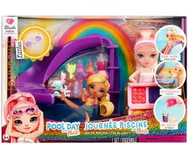 MGA Rainbow High Little Pool Day su Blush žaidimų rinkiniu 522249-EUC