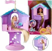 MGA Rinkinio bokštas ir lėlės Simba Evi Love Rapunzel, 1 vnt.