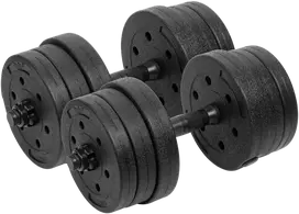Hantle Bituminiai reguliuojamo svorio hanteliai 2x10kg REBEL ACTIVE