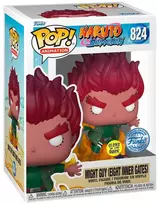 FUNKO POP! Vinilinė figūrėlė: Naruto Shippuden - Might Guy, 11 cm | figūrėlė šviečia tamsoje