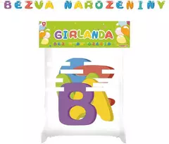 Rappa Popierinė girlianda SU GIMTADIENIU