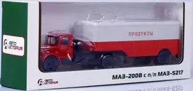 Vilkiko „Мaz-200V su pusbriekabe Мaz-5217” modelis, 3+