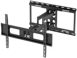 Sieninis laikiklis DELTACO, didelės apkrovos, tvirtas, visiškai judinamas 37–86", 80 kg, juodas / ARM-0260-B / 1903422