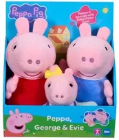 Peppa Pig - pliušinis žaislas 3 vnt. (8423)