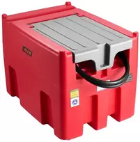 Nešiojama dyzelino / benzino talpa 440l, 12V siurblys 38l/min, kuro perpylimo bakas